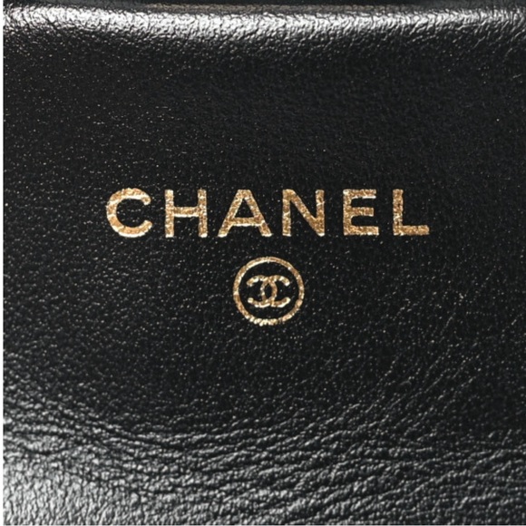Chanel Lady Handle Flap Card Holder with Chain Black - Picture 3 of 11